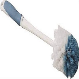 HOMEBASIX YB88063L Toilet Bowl Brush, Blue/White