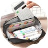 HEVIBK Pencil Case with 3 Compartments Large Capacity Pencil Case
