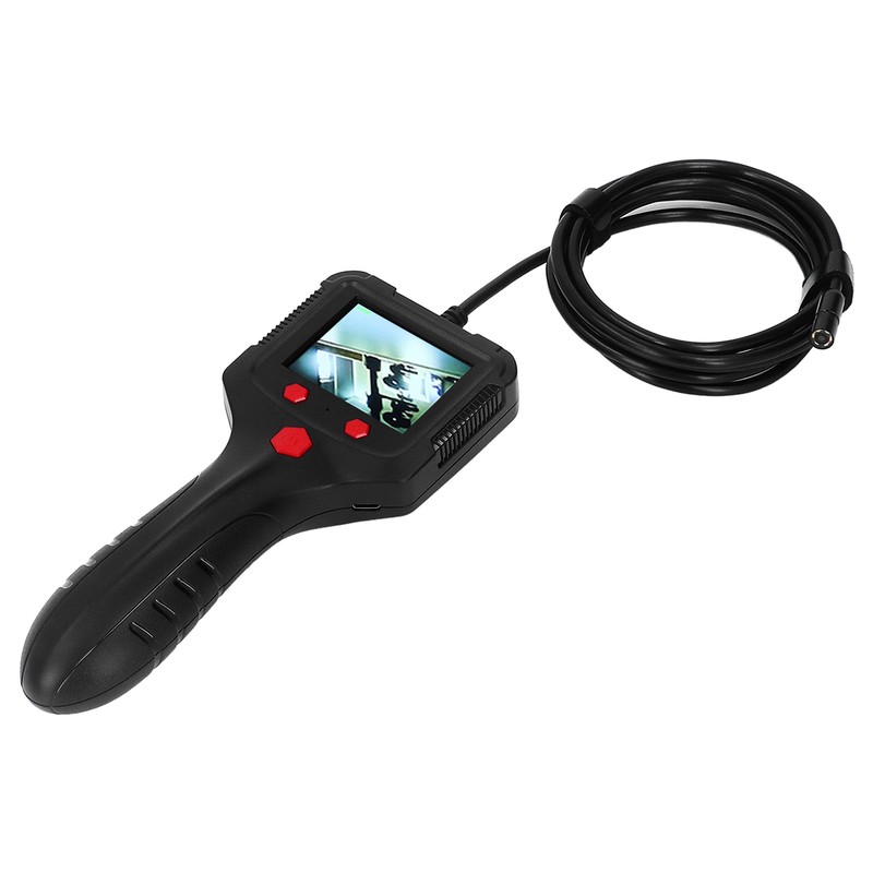Handheld Endoscope 2.4in HD IPS LCD Screen Waterproof Lens Flexible