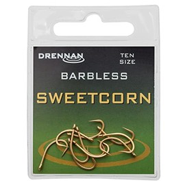 Drennan Barbless Sweetcorn Hooks: Size 10
