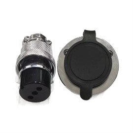 XMGKMN 1PC Aviation Plug Socket GX25-DF25M25 2 cores 3 cores 4 cores 6 cores 7 cores 8 cores 10 cores 12 cores Connector (Size : GX25 4 core)