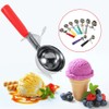 Yosoo 1Pcs Stainless Steel Fruit Ice Cream Mashed Potato Scoop