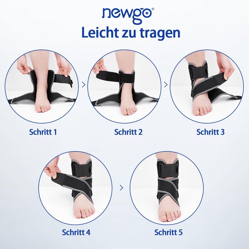 NEWGO Ankle Brace Ankle Brace Adjustable Foot Bandage Ankle Support