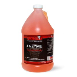 Tornador TC-Enzyme Multi-Purpose Cleaner – 1 Gallon | Enzyme Interior Cleaner for Carpet, Upholstery, Car Detailing Car Cleaning Gun Solution | Odor Control Concentrate