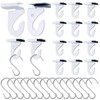 Moxweyeni 30 Pack Drop Ceiling Hooks for Hanging Ornament Christmas