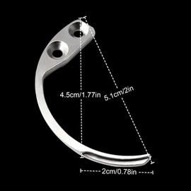 3 PCS Steel Portable Tag Hook Tool Storage Hook EAS Detacher