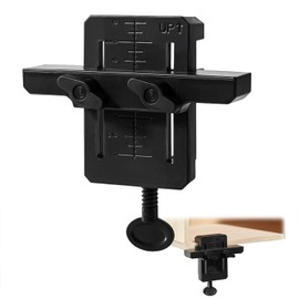 Install Cabinets Tools Adjustable Length Cabinet Door Installation Positioner Cabinet Door Mounting Jig Cabinet Hardware Jig Cabinet Installation Tools with Gloves (Black)