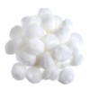 100 White 25mm or 1in Craft Pom Poms |Pompoms for