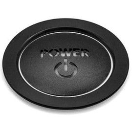 CHASO Engine Start Switch Button Ring Cover Set for Toyota Car POWER Power Button Cover Double Sided Tape Seal Black