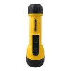 Westward Industrial Handheld 2D Flashlight Work Light, Yellow, Incandescent