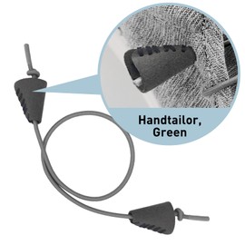 UamGlsob 2Pairs Elastic Shoelaces for Hey Dude Shoes, No Tie Bungee Stretchy Shoe Laces, Strings Replacement Stretch Laces (Grey, 18"/45cm)