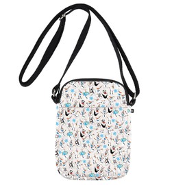 MYSOMY Olaf Crossbody Bag Olaf Snowman Gifts Olaf Shoulder Bag Olaf Merchandise Olaf Gifts For Women (Snowman CB UK)
