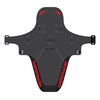 RRP Unisex's Enduro Mudguard, Black/Red, Large