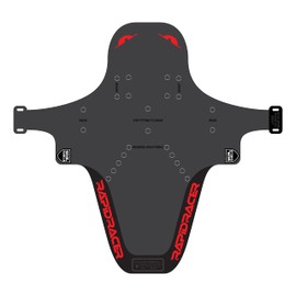 RRP Unisex's Enduro Mudguard, Black/Red, Large
