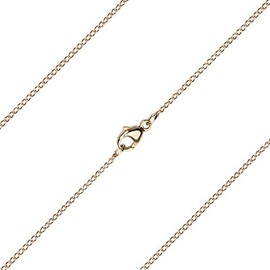 Bonyak Jewelry 15 inch 14kt Gold Filled Light Curb Chain