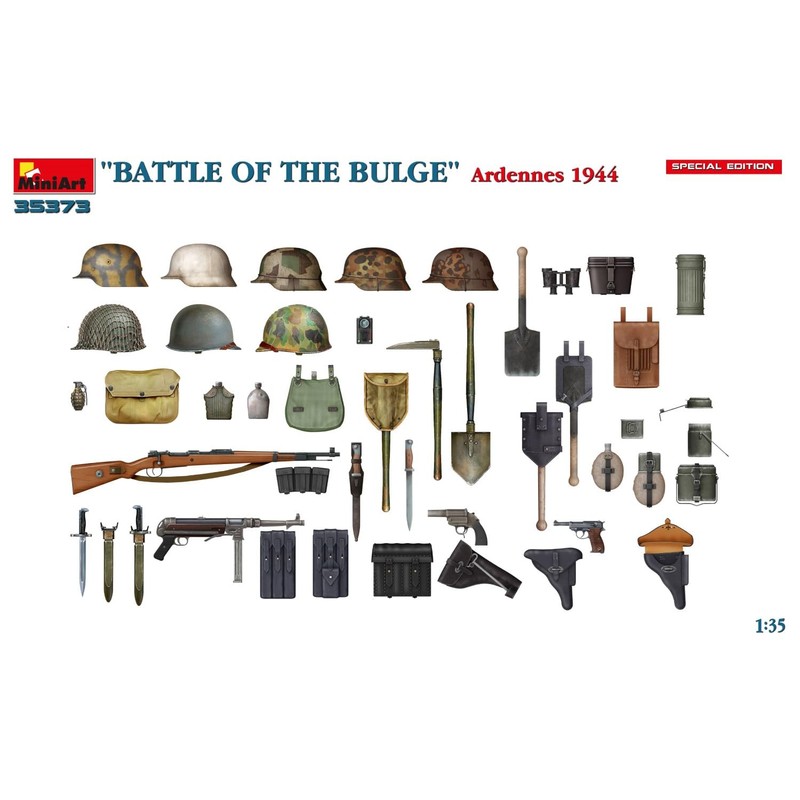 Miniart 35373 - 1:35 Figure, Battle of the Bulge. Ardennes