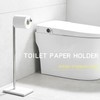 JOMANDAN 304 Stainless Steel Freestanding Toilet Paper Holder with Marble
