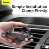 Baseus Soporte para Celular Retractil para celulare automovil (Plata)