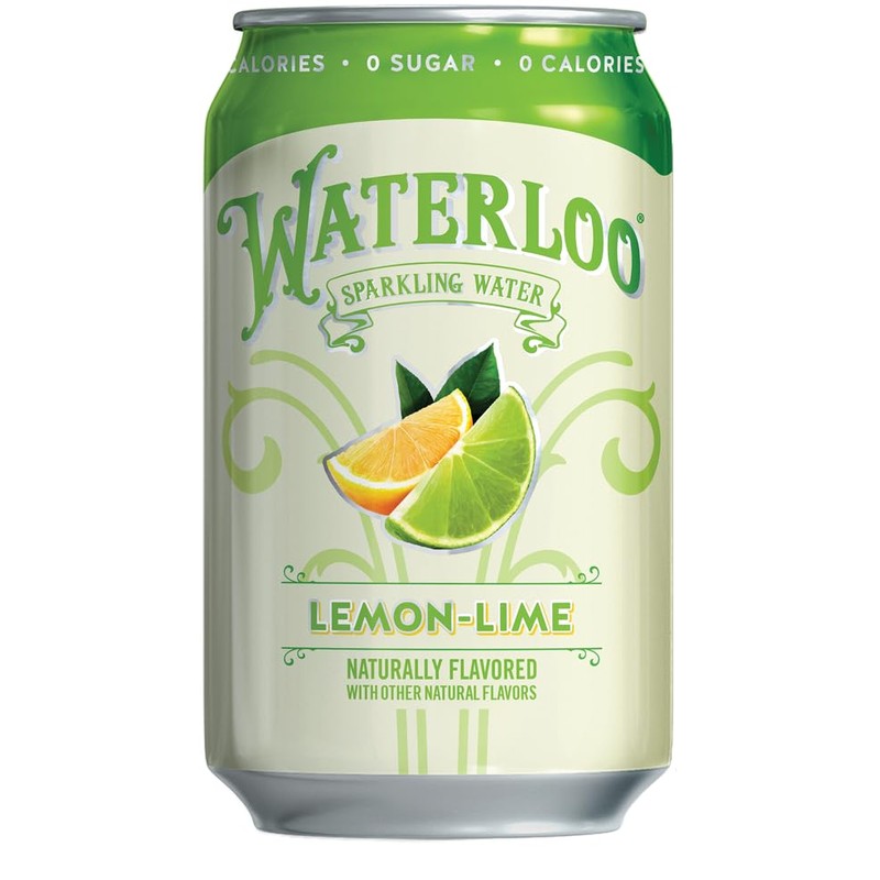 Waterloo Sparkling Water, Lemon-Lime Naturally Flavored, 12 Fl Oz Cans