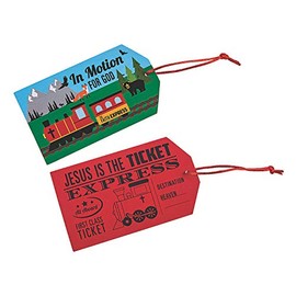 Fun Express Railroad Scratch 'N Reveal – Engaging Craft Supplies for Kids – Ideal VBS Vacation Bible School Arts & Crafts Projects – Fun Educational Activity Party Favors Creative Learning – 12 Pieces