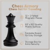 Chess Armory Magnetic 9.5 Inches Travel Chess Set - Folding