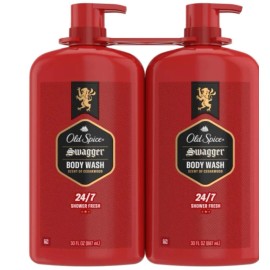 Old Spice 3 X Defence Swagger Body Wash Cedarwood Scents 2 Bottles of 30 FL OZ