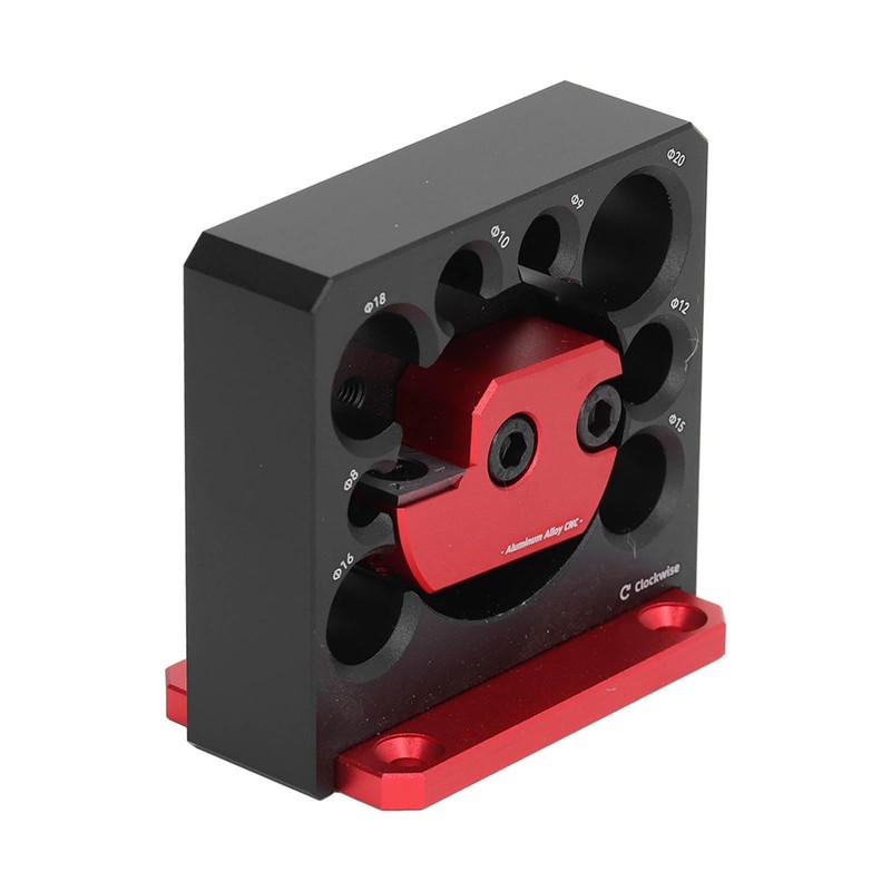 Adjustable Dowel Maker Jig, Aluminium Alloy 8 Hole Electric Drill