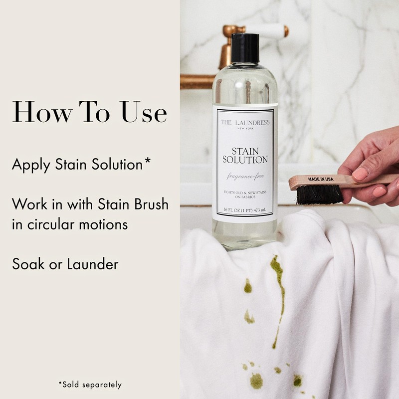 The Laundress Stain Brush, Laundry Brush for Stain Removal, Stain