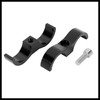 Hihaha 4pcs Black AN12 24mm Car Hose Separator Clamp Adapter