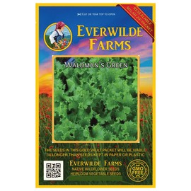 Everwilde Farms - 1 Oz Waldman's Green Lettuce Seeds - Gold Vault