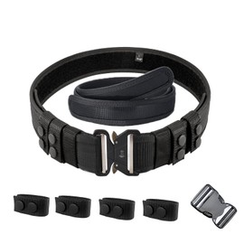 BittPicc Duty Belt for Law Enforcement Stiff Nylon Tactical Work Belt