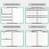 WEMATE Budget Planner 2024 with Lock, Monthly Budget Book with
