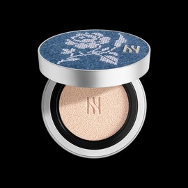 Hera [헤라]헤라 X 마크공 쿠션케이스(빈티지블루) + 블랙쿠션 리필 23N1 [Hera] Hera X Markgong Cushion Case (Vintage Blue) + Black Cushion Refill 23N1