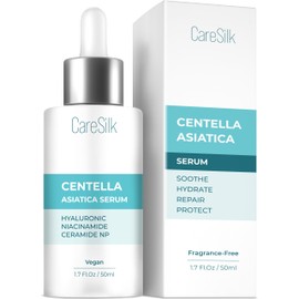 Centella Asiatica Face Serum - Natural Calming & Protecting Moisturizer with Pure Centella Extract - Niacinamide & Hyaluronic Acid Serum for Face