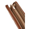 GUESS Women's Laurel SLG Large Zip Around Wallet, Cognac