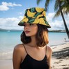 Joylife Fruit Print Bucket Hat Banana Pattern Fisherman Hats Summer