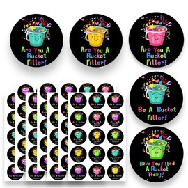 Bucket Filler Stickers - 150PCS Bucket Filler Motivational Stickers for Teachers and Classroom, Reward Jars, Poster, Pocket Chart, Bulleting Board and Buckets