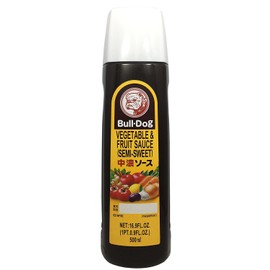 Bulldog Vegetable and Fruit Semi-Sweet Sauce,16.9 Ounce