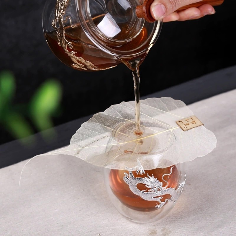 5 PCS Natural Pipal Leaf Tea Infuser