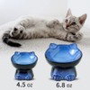 Nihow Slanted Elevated Cat Bowls: 5 Inch Ceramic Raised Cat