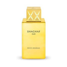 Swiss Arabian Shaghaf Oud Eau de Parfum Unisex 75ML - Eine luxuri√∂se Duftkomposition aus Safran, Oud, Rose, Praline & Vanille - K√ºhnes & zeitloses orientalisches Aroma