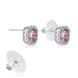 KRUCKEL Wonderful day, happy, lovely, shine, lucky, everything is easy, Yeah! earrings made with Zirconia–7061053
