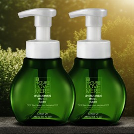 Baby/HAND WASHER/Foam/Container/Lemon Scent/280ml/2Pcs
