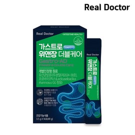 Real Doctor [리얼닥터] 가스트로AD 위앤장 더블케어 위건강 장건강 3.5g x 14포, 1개 Real Doctor Gastro AD Stomach & Intestine Double Care Stomach Health Intestinal Health 3.5g x 14 Packs, 1 Unit