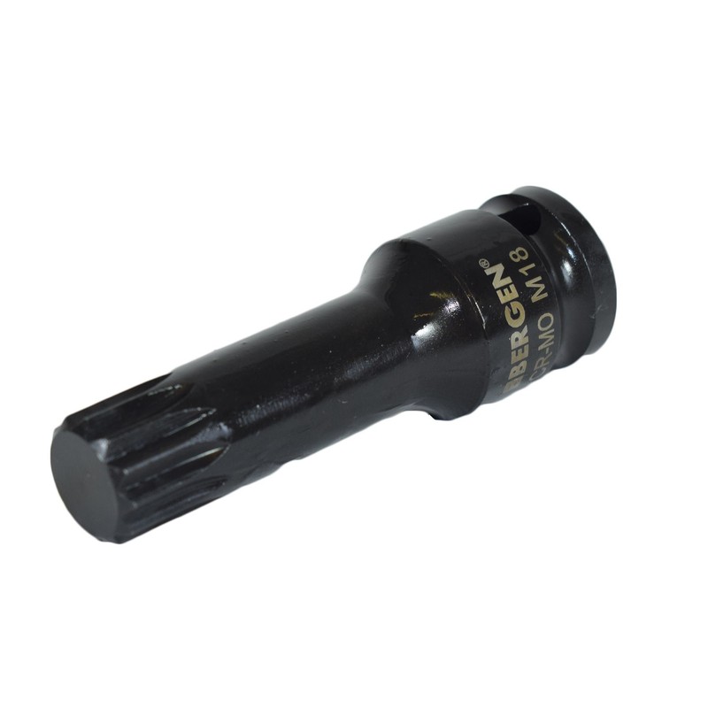 M18 x 78mm 1/2" Drive Extra Long Impact Spline Socket