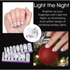 Color Street RARE HTF Color Street Nail Polish Strips ~ LIGHT THE NIGHT RETIRED