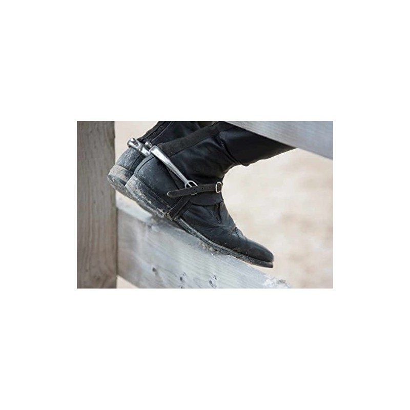 Men's gooseneck spurs 40 mm spurs with gooseneck