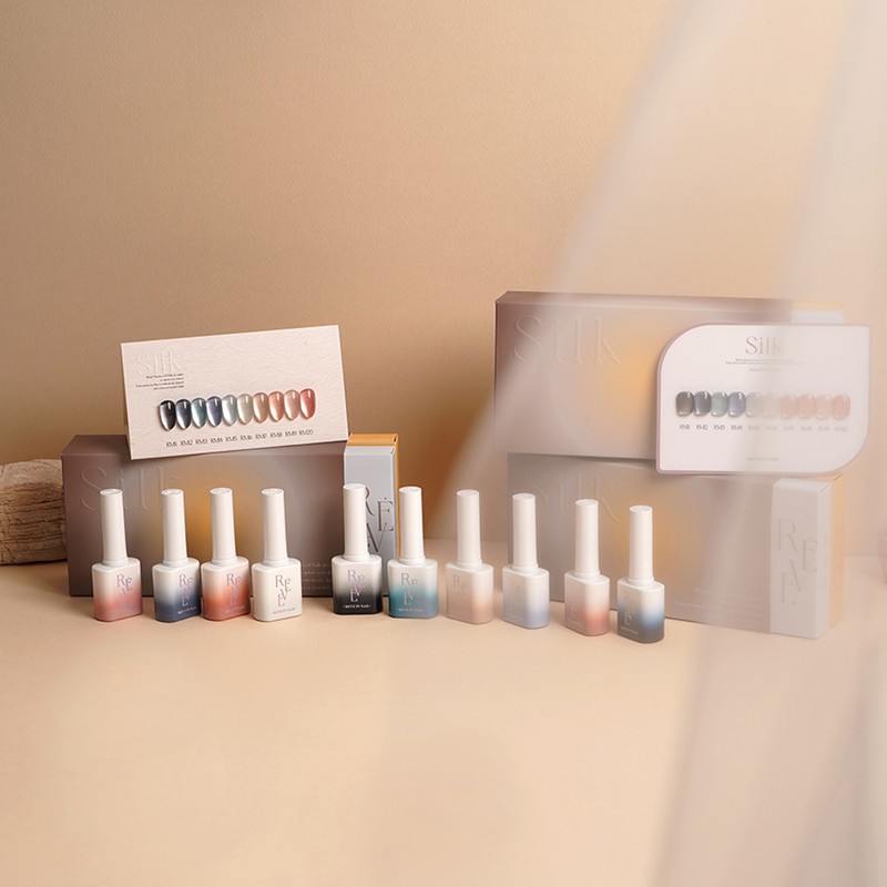Revzel Silk Magnet Gel 10-piece set / 레브젤 실크 자석젤