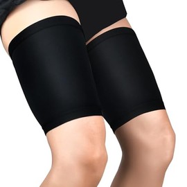 Goosom Thigh Supporter, 2 Pieces, Anti-slip, For Thighs, Sports, Breathable, Thin, Moisture Wicking, Unisex, (T48, M)