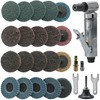 1/4" air die grinder with 20 pcs sanding discs, right